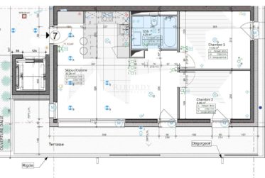 Bellevue. calme, lumineux, nouvel appartement contemporain avec spacieux balcon
