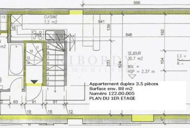 Corsier au calme, dans belle bâtisse campagnarde, appartement de 3.5 pièces !
